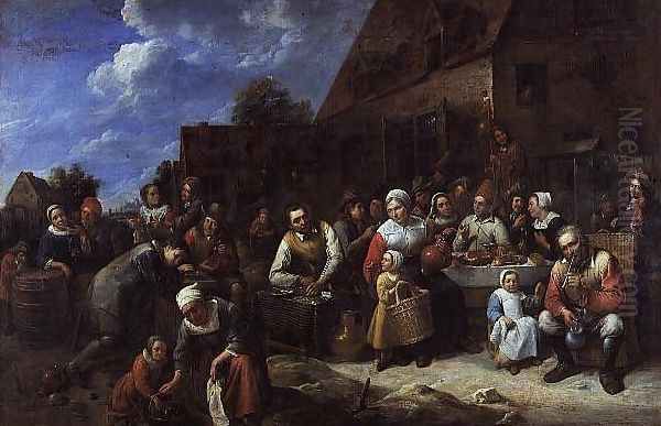 A Village Banquet - view 1