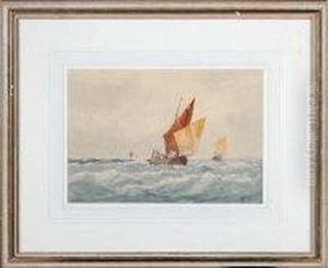Fishing Boats At Sea