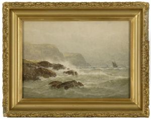 Waves Against A Rocky Coast