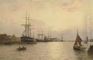 Timber Ships Off Yarmouth