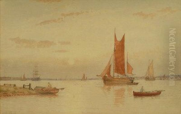 Sunset On Southampton Water - view 1