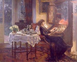 The Quiet Hour, 1913 by Albert Chevallier Tayler