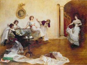Silks and Satins, 1900 by Albert Chevallier Tayler