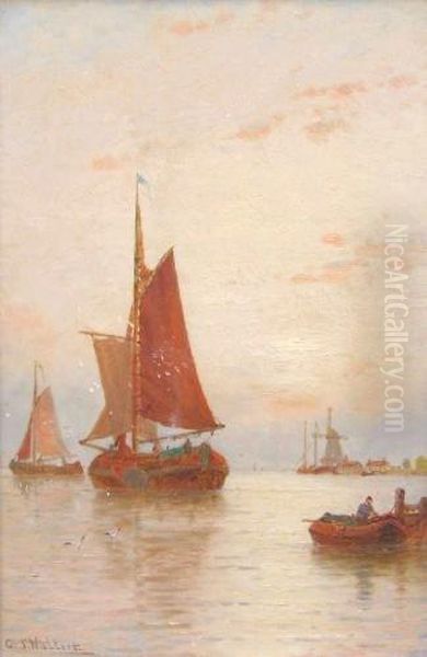 Fishing Vessels Off The Coast - view 1