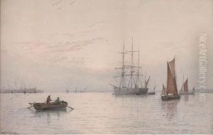 Morning: Rowing Out To The Fishing Fleet Morning: Rowing Out To The Fishing Fleet