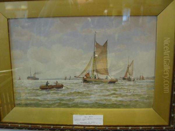 Leigh Boats Going Out. - view 1