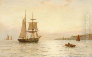 Port Enyon Bay, South Wales; Off The Yorkshire Coast by George Stanfield Walters