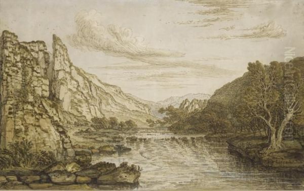 Cliffs At Dovedale, Derbyshire - view 1