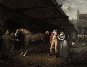 A Livery Yard by James Ward