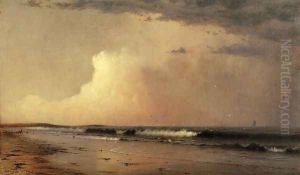 A Misty Morning by Dwight William Tryon