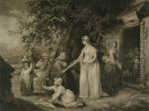 The Gleaners Returned Industrious Cottagers by James Ward