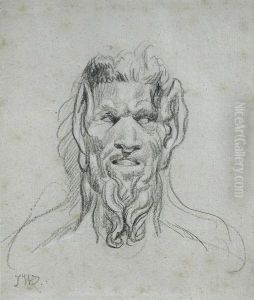 Study Of Asatyr by James Ward