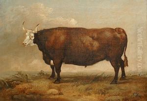 A Bull In A Landscape. by James Ward