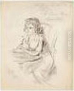 Study Of Mrs George Morland For ``the Clean Face Rewarded' Study Of Mrs George Morland For ``the Clean Face Rewarded'