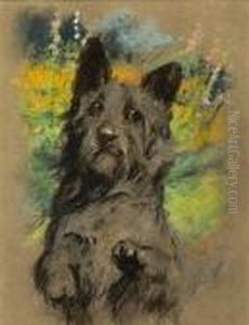 A Scottish Terrier by Arthur Wardle
