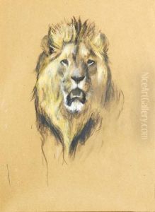 Lion; Cheetah; Leopard by Arthur Wardle