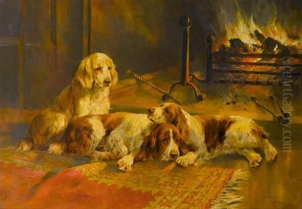 A Winter Fireside - view 1