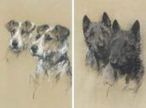 Two Wire-haired Fox Terriers; And Two Cairn Terriers by Arthur Wardle