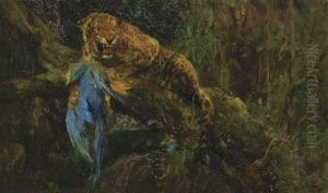 Defending His Prey by Arthur Wardle