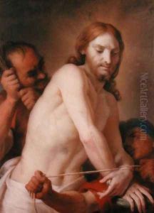 Christ being prepared for the Flagellation by Francesco Trevisani