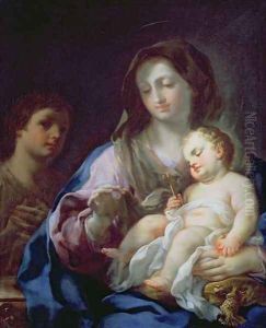 Madonna and Child with St. John the Baptist by Francesco Trevisani