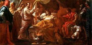 Study for St. Matthew Resuscitating the Son of the King of Ethiopia by Francesco Trevisani