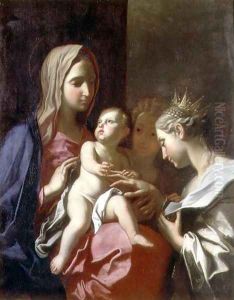 The Mystic Marriage of St. Catherine by Francesco Trevisani