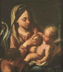 The Madonna and Child with the Infant Saint John the Baptist by Francesco Trevisani