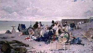 Beach at Yport, 1878