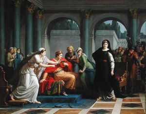 Seigneur Voyez ces yeux Cleopatra Discovered by Rodogune to Have Poisoned the Nuptial Cup 1791 by Jean Joseph Taillasson