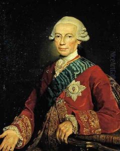 Count Claude-Louis-Robert de Saint-Germain 1707-78 1777 by Jean Joseph Taillasson