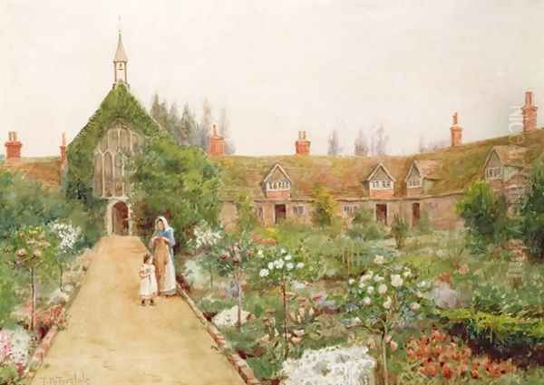 A Country Garden at Bray, Berkshire - view 1