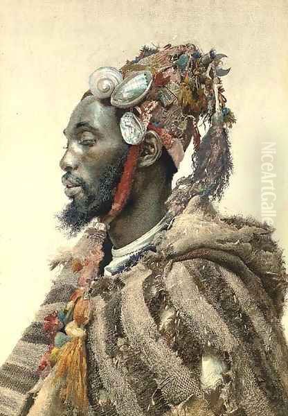 Moor in a headdress - view 1