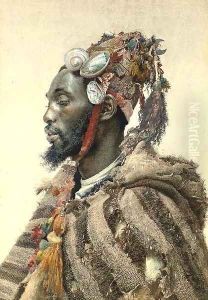 Moor in a headdress by Jose Tapiro Y Baro