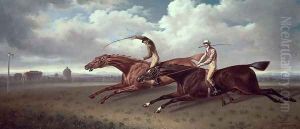 A Match between Sir Joshua and Filho da Puta, 1819 by Charles Towne