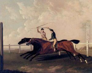 The Match Race At Epsom Between Little Driver And Aaron, May 16, 1754 The Match Race At Epsom Between Little Driver And Aaron, May 16, 1754