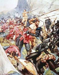 For Victory illustration from Ballads of Famous Fights, c.1900