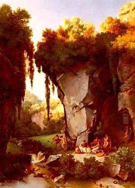Craggy Landscape With Bacchanal - view 1