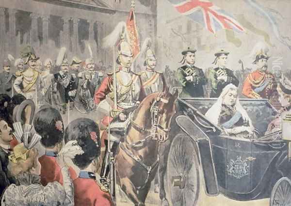 Jubilee of the Queen of England The Cortege, illustration from Le Petit Journal, 27 June 1897 - view 1