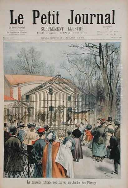The New Wildcat House at the Jardin des Plantes, from Le Petit Journal, 31th March 1895 - view 1