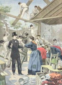 The Expulsion of the Poor from the Slums, from Le Petit Journal, 28th June 1895 by Oswaldo Tofani