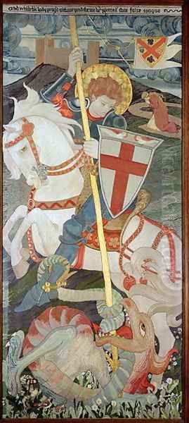 St. George Slaying The Dragon, With Una Praying In Background, 1904 - view 1