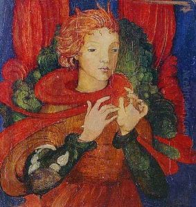 An Angel by Phoebe Ann Traquair