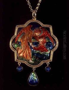 Out of the Deep Pendant, 1908 by Phoebe Ann Traquair