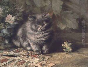 A Portrait of a kitten