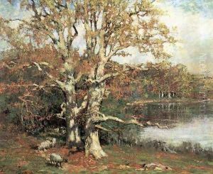 Pasture Oaks by Allen Butler Talcott