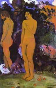 Adam and Eve by Jules Trayer