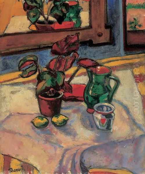 Still-life with Flowes in a Pot 1909 - view 1