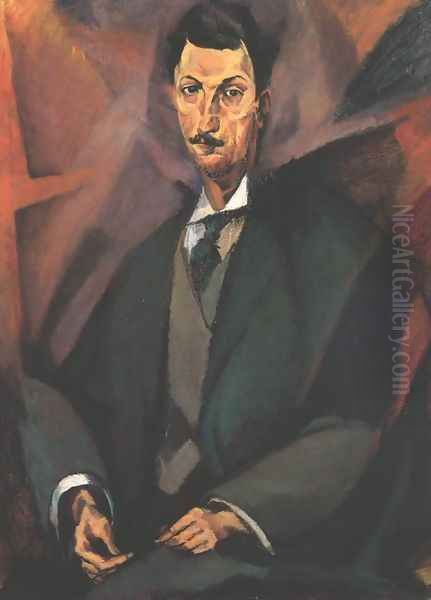 Portrait of Virgil Ciaclan 1914 - view 1