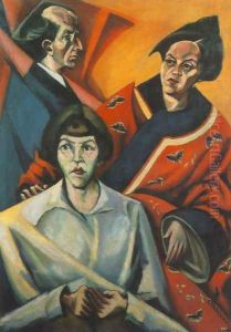 Working Class Family 1921 by Lajos Tihanyi